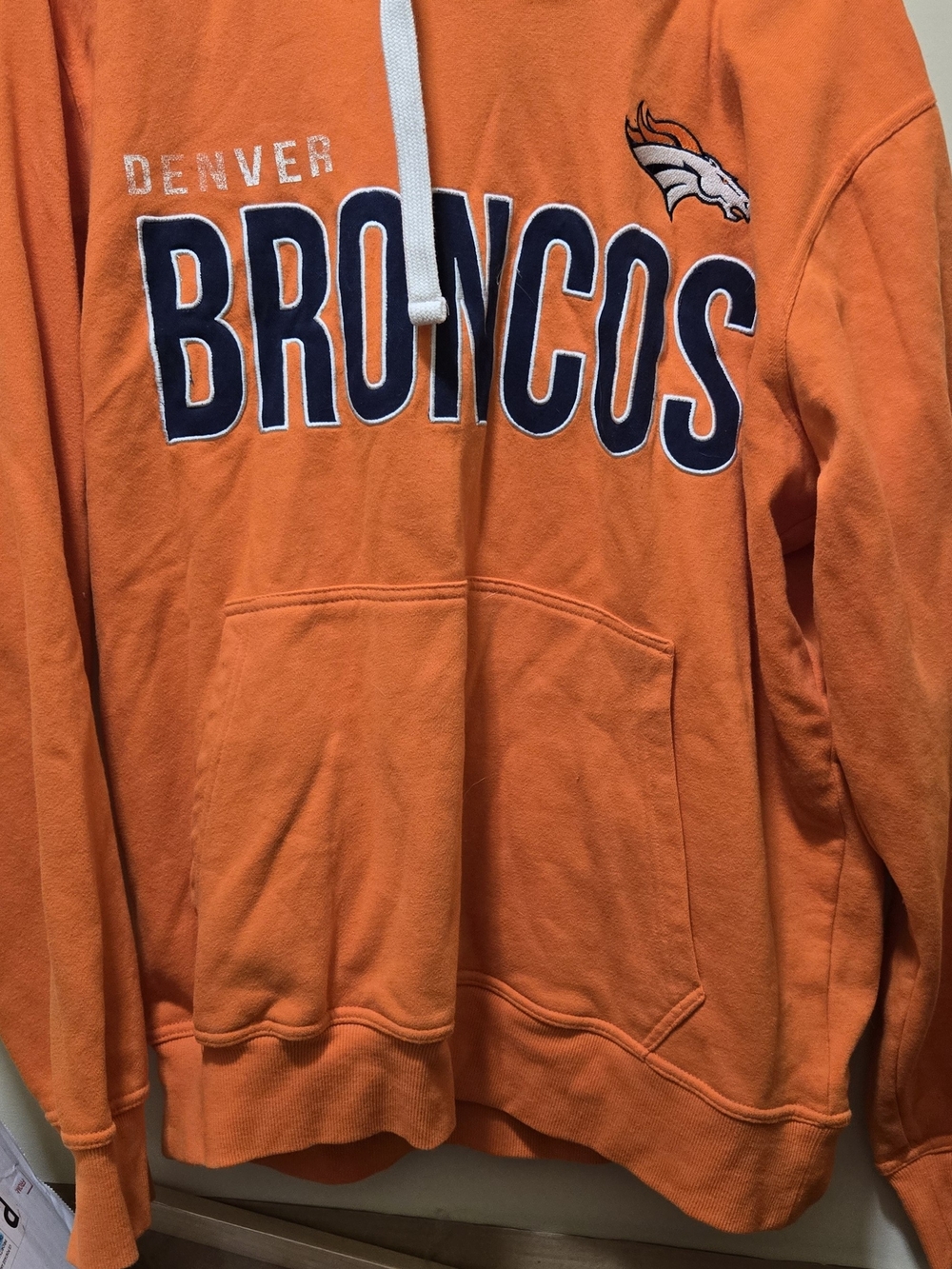 NFL Denver Broncos Orange Pullover Sweatshirt